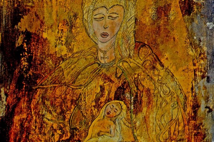 Madonna della Croce quadro Roberto Fregosi