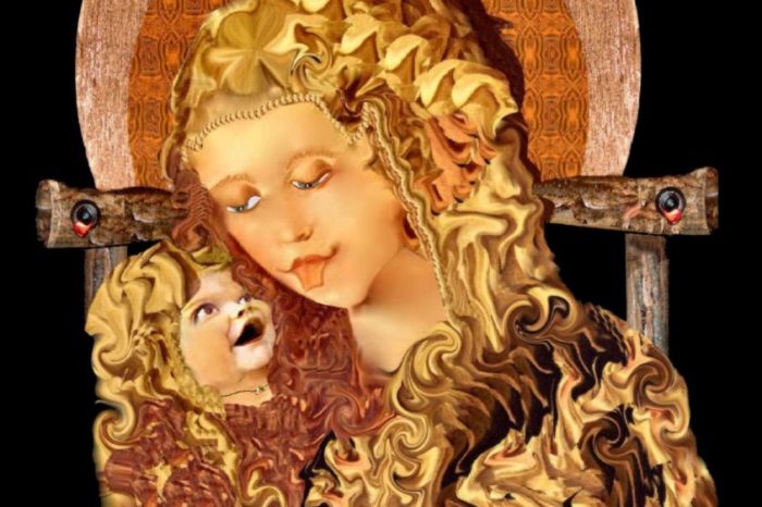 Madre Scherzosa quadro Roberto Fregosi