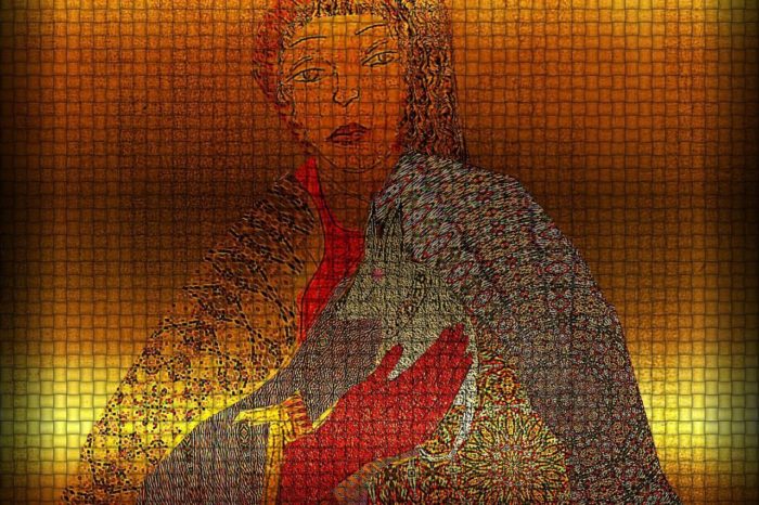 dama con il preferito quadro Roberto fregosi pittore novara